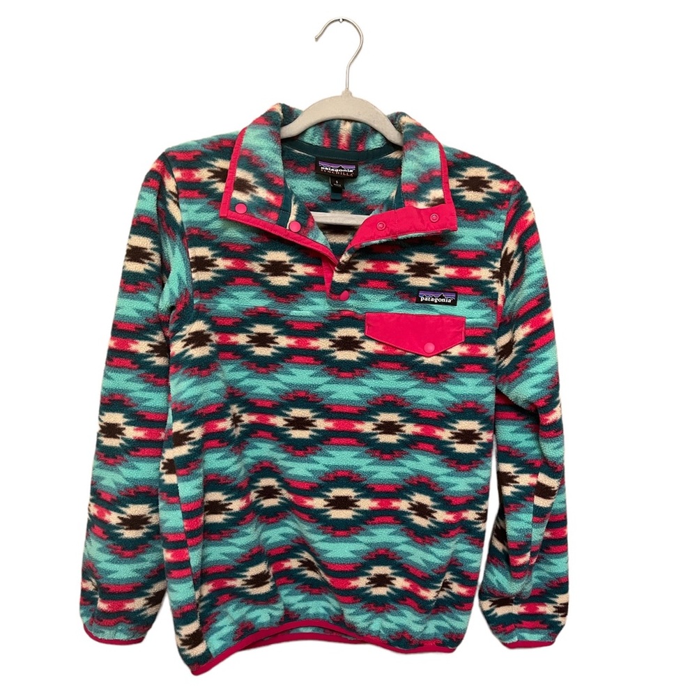 Patagonia Synchilla Aztec Print Fleece Pullover
